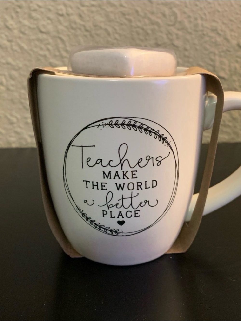 Lighthouse Ceramic Mug with Inspiration Stone New Gift for Teachers
